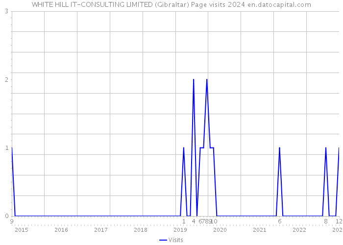 WHITE HILL IT-CONSULTING LIMITED (Gibraltar) Page visits 2024 