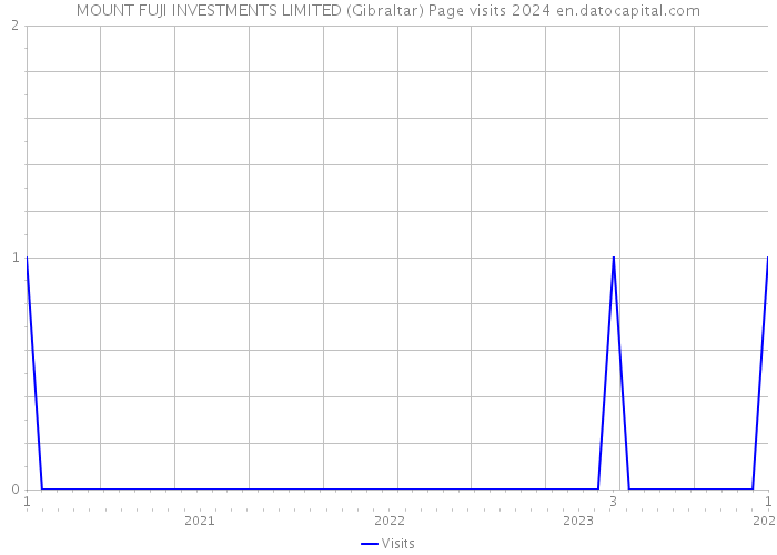 MOUNT FUJI INVESTMENTS LIMITED (Gibraltar) Page visits 2024 