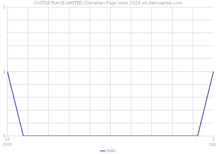 CASTLE PLACE LIMITED (Gibraltar) Page visits 2024 