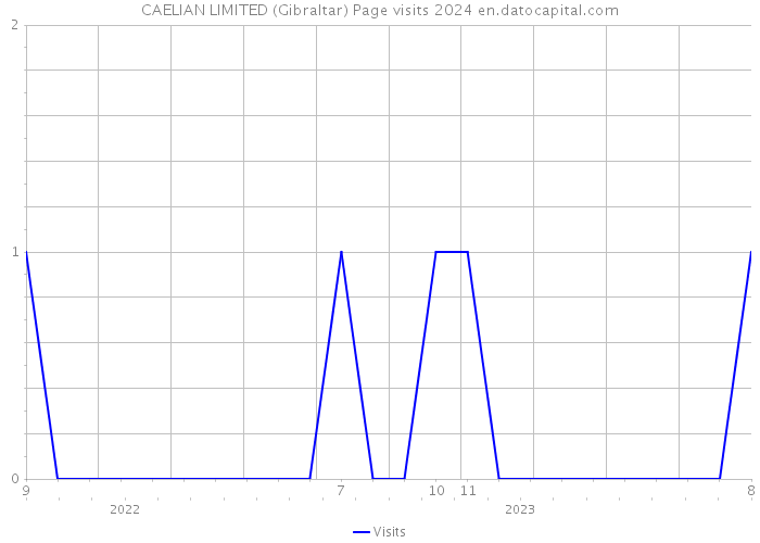 CAELIAN LIMITED (Gibraltar) Page visits 2024 