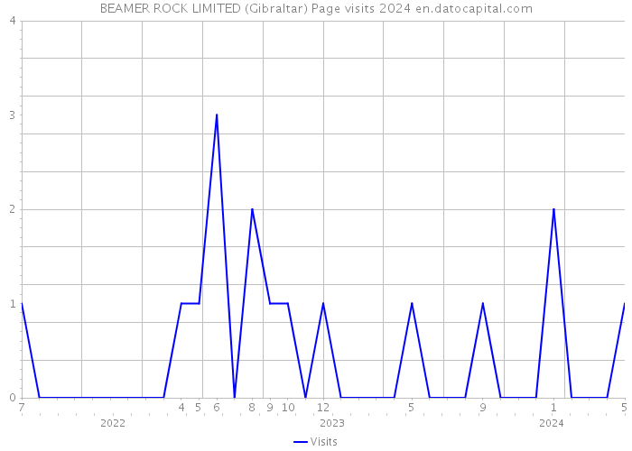 BEAMER ROCK LIMITED (Gibraltar) Page visits 2024 