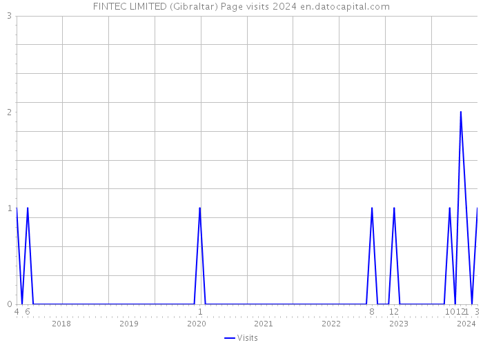 FINTEC LIMITED (Gibraltar) Page visits 2024 