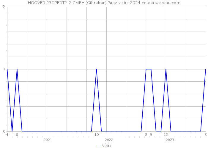 HOOVER PROPERTY 2 GMBH (Gibraltar) Page visits 2024 