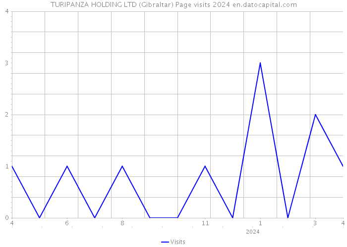 TURIPANZA HOLDING LTD (Gibraltar) Page visits 2024 