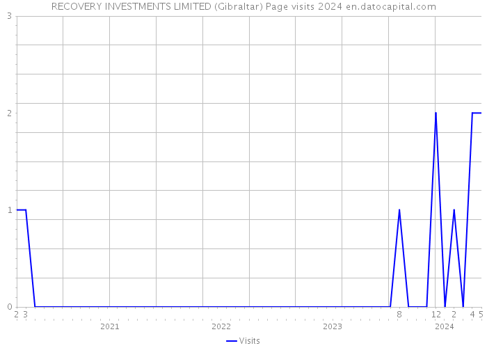 RECOVERY INVESTMENTS LIMITED (Gibraltar) Page visits 2024 