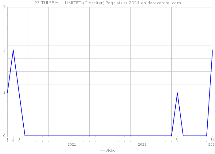 23 TULSE HILL LIMITED (Gibraltar) Page visits 2024 