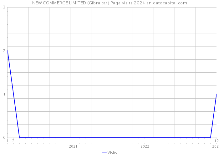 NEW COMMERCE LIMITED (Gibraltar) Page visits 2024 