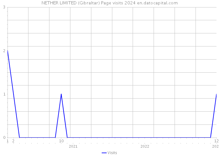 NETHER LIMITED (Gibraltar) Page visits 2024 