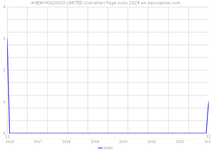 ANEW HOLDINGS LIMITED (Gibraltar) Page visits 2024 