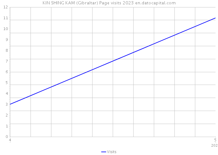KIN SHING KAM (Gibraltar) Page visits 2023 