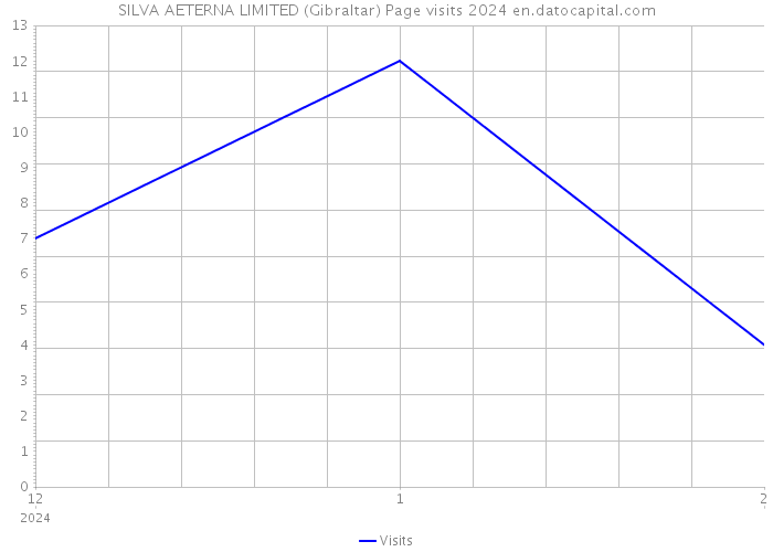 SILVA AETERNA LIMITED (Gibraltar) Page visits 2024 