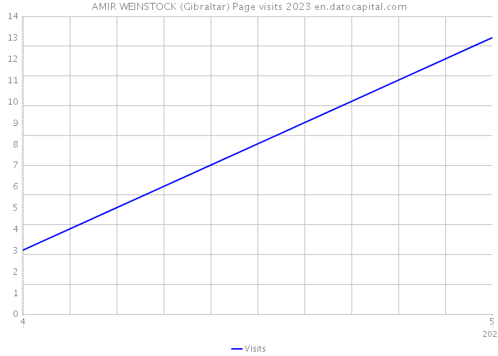 AMIR WEINSTOCK (Gibraltar) Page visits 2023 