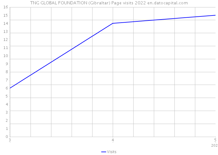 TNG GLOBAL FOUNDATION (Gibraltar) Page visits 2022 