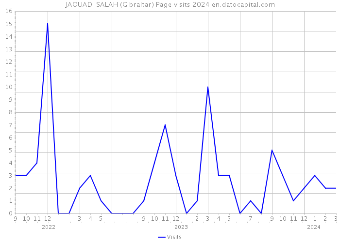 JAOUADI SALAH (Gibraltar) Page visits 2024 