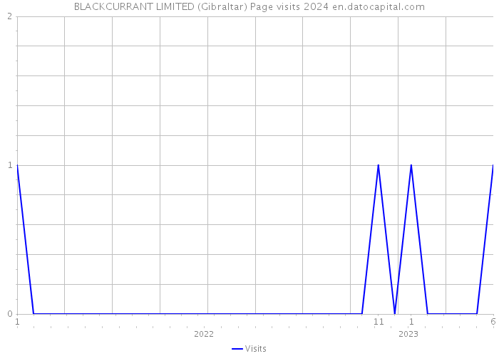 BLACKCURRANT LIMITED (Gibraltar) Page visits 2024 