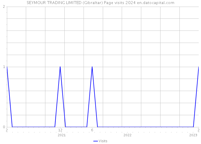 SEYMOUR TRADING LIMITED (Gibraltar) Page visits 2024 