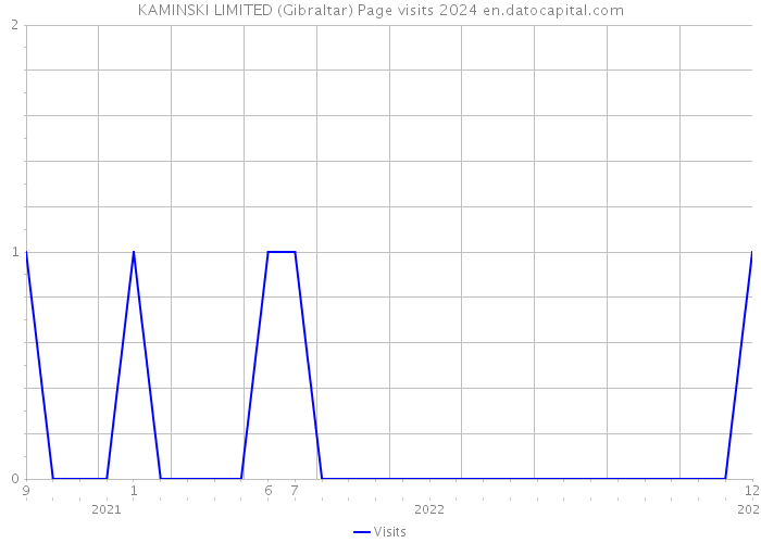 KAMINSKI LIMITED (Gibraltar) Page visits 2024 