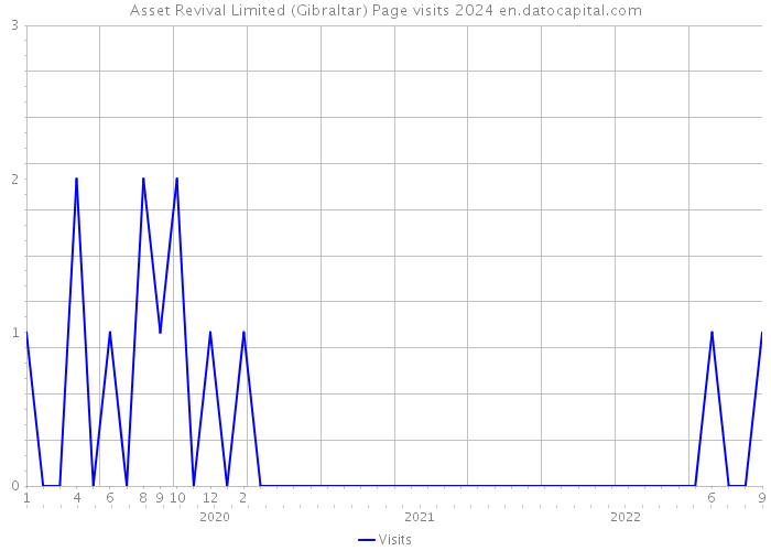 Asset Revival Limited (Gibraltar) Page visits 2024 