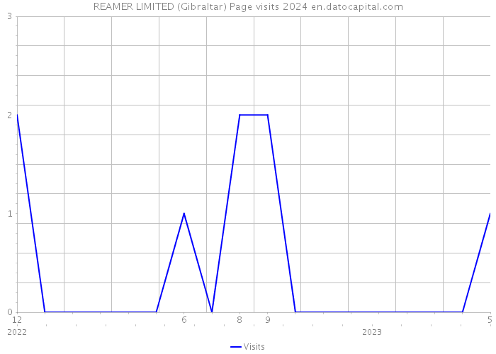 REAMER LIMITED (Gibraltar) Page visits 2024 