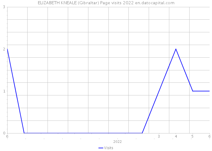 ELIZABETH KNEALE (Gibraltar) Page visits 2022 