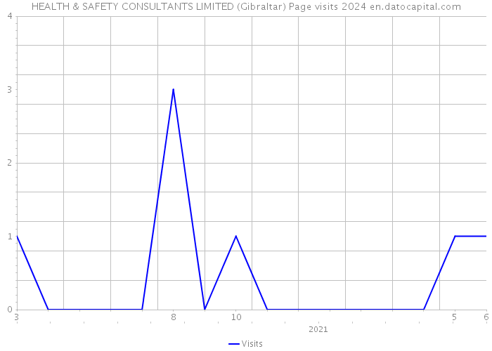 HEALTH & SAFETY CONSULTANTS LIMITED (Gibraltar) Page visits 2024 