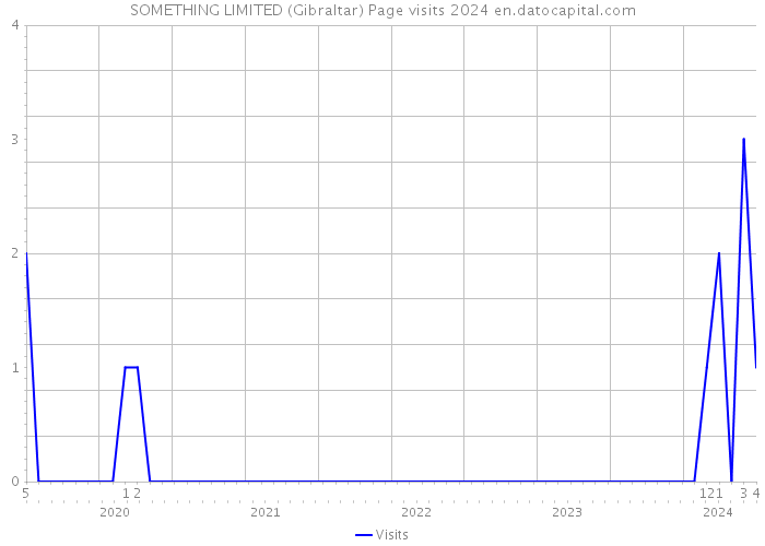 SOMETHING LIMITED (Gibraltar) Page visits 2024 