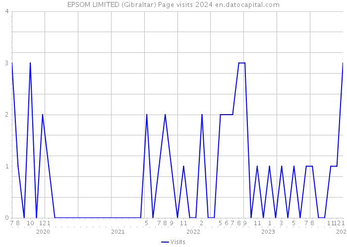 EPSOM LIMITED (Gibraltar) Page visits 2024 