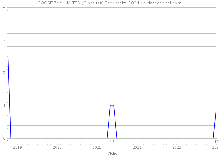 GOOSE BAY LIMITED (Gibraltar) Page visits 2024 