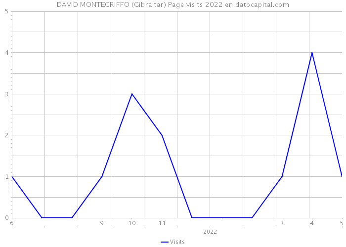 DAVID MONTEGRIFFO (Gibraltar) Page visits 2022 