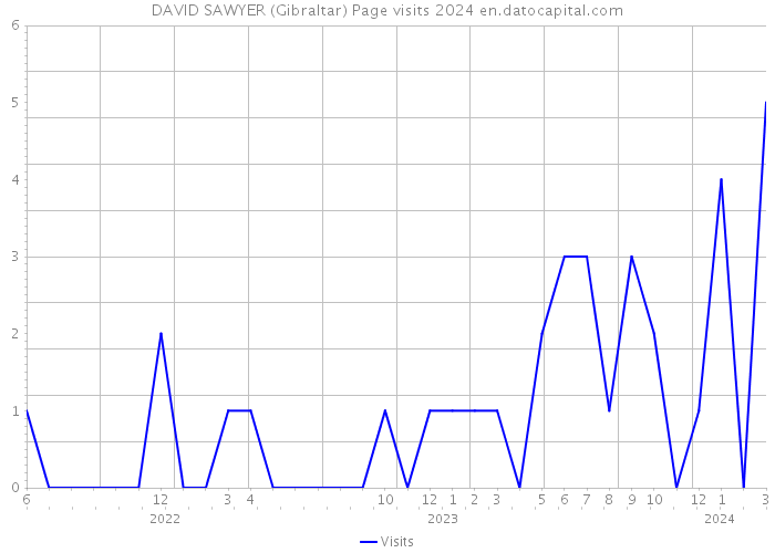 DAVID SAWYER (Gibraltar) Page visits 2024 