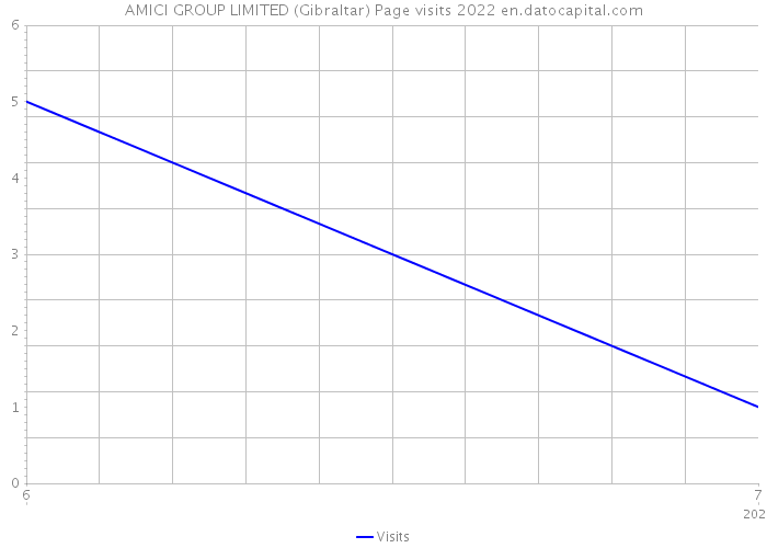 AMICI GROUP LIMITED (Gibraltar) Page visits 2022 