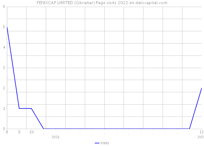 FENIXCAP LIMITED (Gibraltar) Page visits 2022 