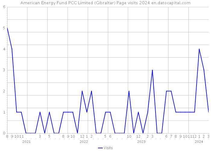 American Energy Fund PCC Limited (Gibraltar) Page visits 2024 